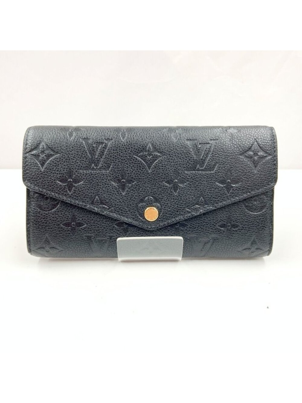 Louis Vuitton Empreinte Portefeuille Sarah Bifold Wallet Black